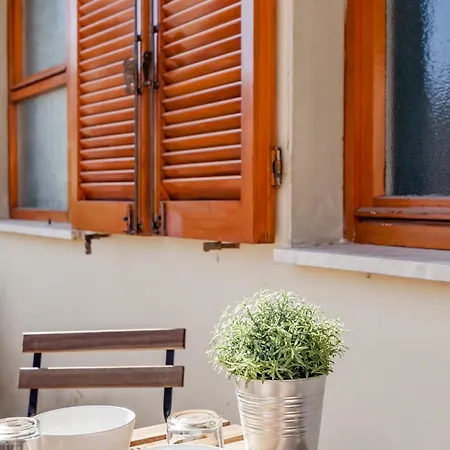 Open The Classic Wooden Shutters At A Cozy Nest Florence