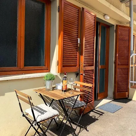 Open The Classic Wooden Shutters At A Cozy Nest Apartment Florence
